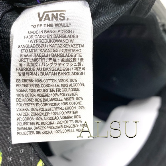 VANS Allover it Men’s SnapBack Black Floral Cap - Picture 7 of 8